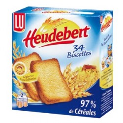 4 Paquets de Heudebert 34 Biscottes 4 x 300 G