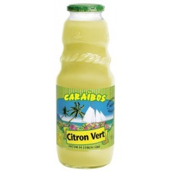6 Bouteilles de Jus de Citron Vert Caraïbos 6 x 1 L
