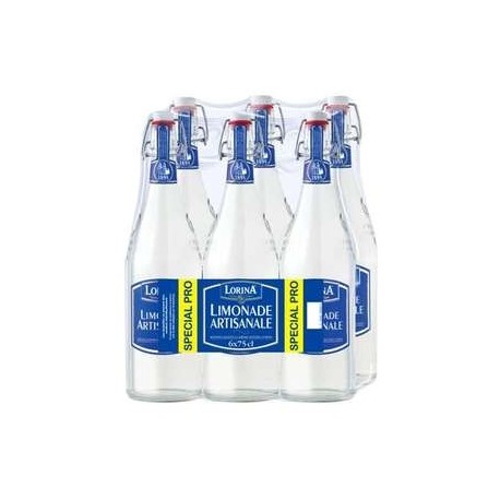 6 Bouteilles de Limonade Artisanale en Verre Lorina 6 x 75 CL - Grossiste  boissons, fournisseur de boissons
