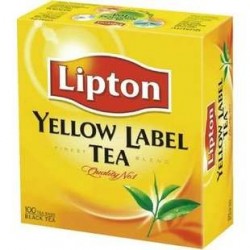 100 Sachets de Thé Yellow Label Lipton