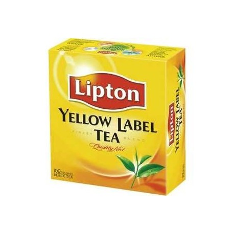 100 Sachets de Thé Yellow Label Lipton