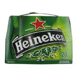 20 Bouteilles de Bière de Prestige Heineken 5 ° 20 x 25 CL