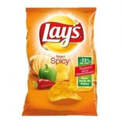 20 Paquets de Chips Spicy Lay's 20 x 145 G