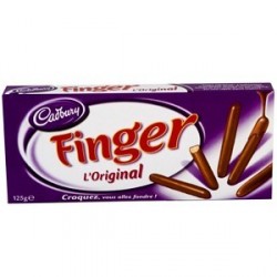 3 Paquets de Finger de Cadbury Biscuits Chocolat au Lait 3 x 138 G