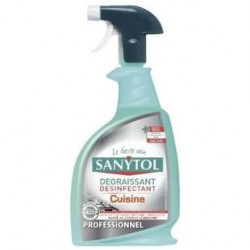 Spray Nettoyant Désinfectant Dégraissant Spécial Cuisine Sanytol 750 ML