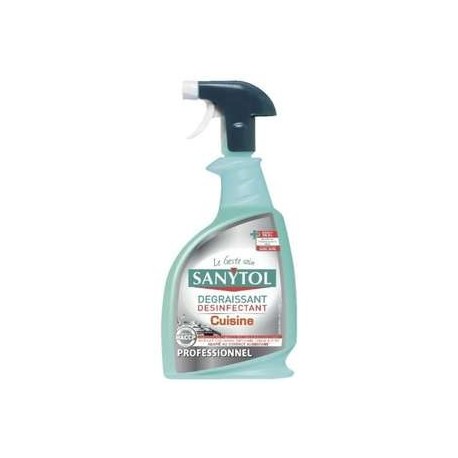 Spray Nettoyant Désinfectant Dégraissant Spécial Cuisine Sanytol 750 ML -  Achats de produits ménagers avec ClicMarket
