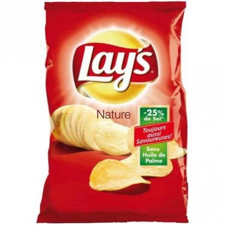 20 Paquets de Chips Lay's Nature Finement Salé 20 x 45 G - Boissons en gros  avec ClicMarket