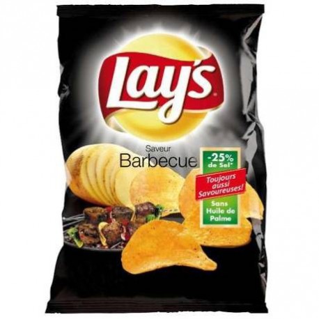 20 Paquets de Chips Lay's Goût Barbecue 20 x 45 G - Vos courses livrées à  domicile avec ClicMarket