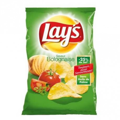 20 Paquets de Chips Lay's Goût Bolognaise 20 x 45 G
