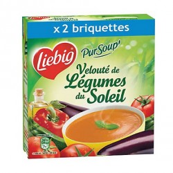 2 Briquettes de Soupe Velouté de Légumes du Soleil Liebig 2 x 35 CL