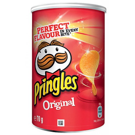 12 Paquets de Mini Pringles Original 12 x 70 G