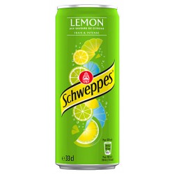 24 Canettes de Schweppes Lemon 24 x 33 CL