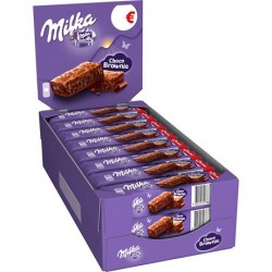 24 Barres Chocolatées Choco Brownie Milka 24 x 50 G