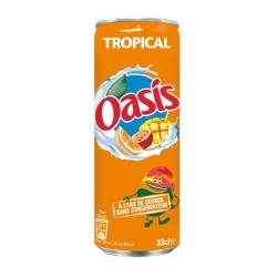 24 Canettes d'Oasis Tropical 24 x 33 CL