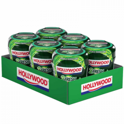 6 Boîtes de Chewing-Gum Hollywood Geen Fresh