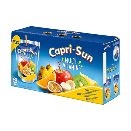 10 Gourdes Capri-sun Multivitamines 10 x 20 CL