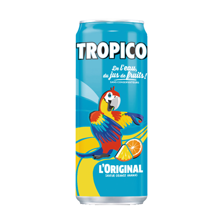 24 Canettes de Tropico Exotique L'Original 24 x 33 CL