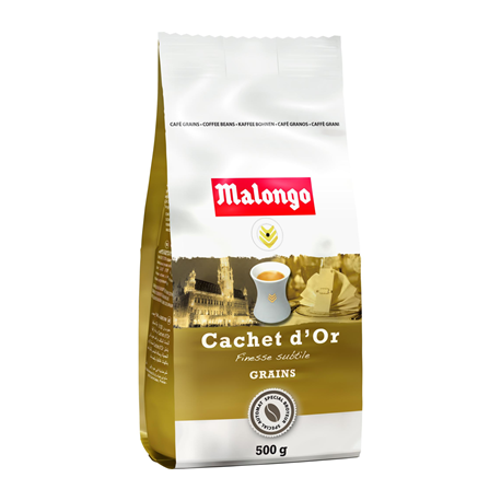 Café Grains Cachet d'Or Malongo 500 G