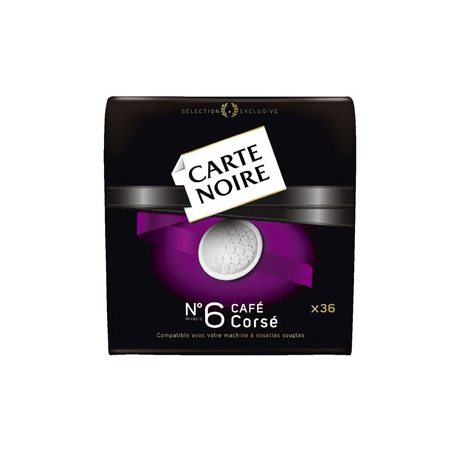 Café Carte Noire Corsé 36 dosettes