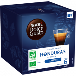 12 Dosettes de Café Bio Dolce Gusto Honduras Intensité 6 Nescafé
