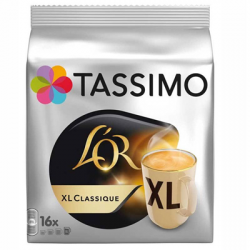 16 Dosettes de Café L'Or XL Classique Tassimo