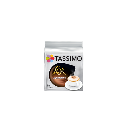 8 Dosettes de Café Cappuccino Tassimo - Grossiste boissons, fournisseur de  boissons
