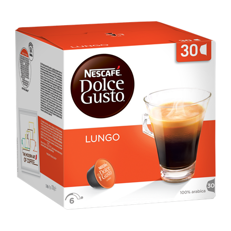 30 Dosettes de Café Lungo Dolce Gusto Nescafé - Grossiste boissons,  fournisseur de boissons, boissons en gros