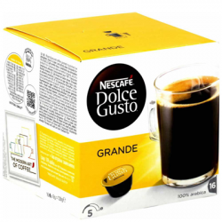 16 Dosettes de Café Grande Dolce Gusto Nescafé