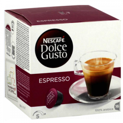 16 Dosettes de Café Espresso Dolce Gusto Nescafé