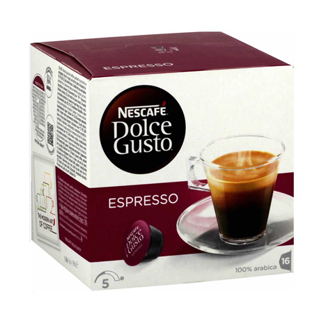 16 Dosettes de Café Espresso Dolce Gusto Nescafé
