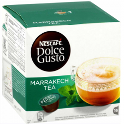 16 Dosettes de Thé Marrakech Tea Dolce Gusto Nescafé