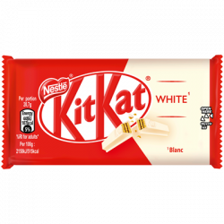 24 Barres Chocolatées de Kit Kat White 24 x 40 G
