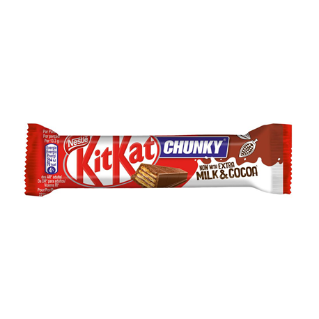 24 Barres Chocolatées Kit Kat Chunky 24 x 40 G