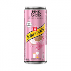 24 Canettes de Schweppes Pink Tonic 24 x 33 CL