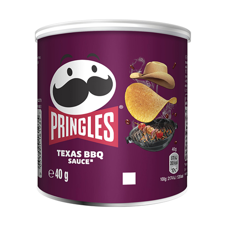 12 Paquets de Mini Pringles Barbecue 12 x 40 G