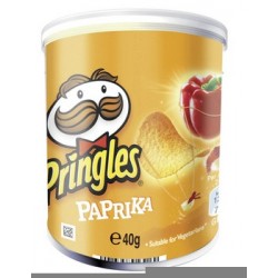 12 Paquets de Mini Pringles Goût Paprika 12 x 40 G