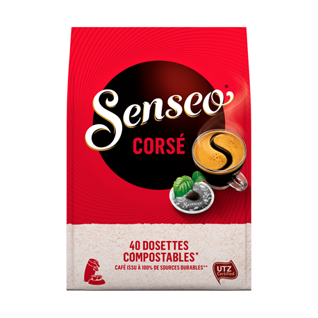 18 Dosettes de Senseo Café Corsé - Grossiste boissons, boissons en gros  avec ClicMarket