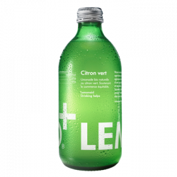 12 Bouteilles en Verre de Limonade Bio au Citron Vert Lemonaid 12 x 33 CL