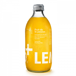 12 Bouteilles en Verre de Limonade Bio Fruit de la Passion Lemonaid 12 x 33 CL