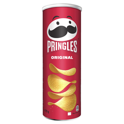 19 Paquets de Pringles Original Tuiles Apéritives 19 x 130 G