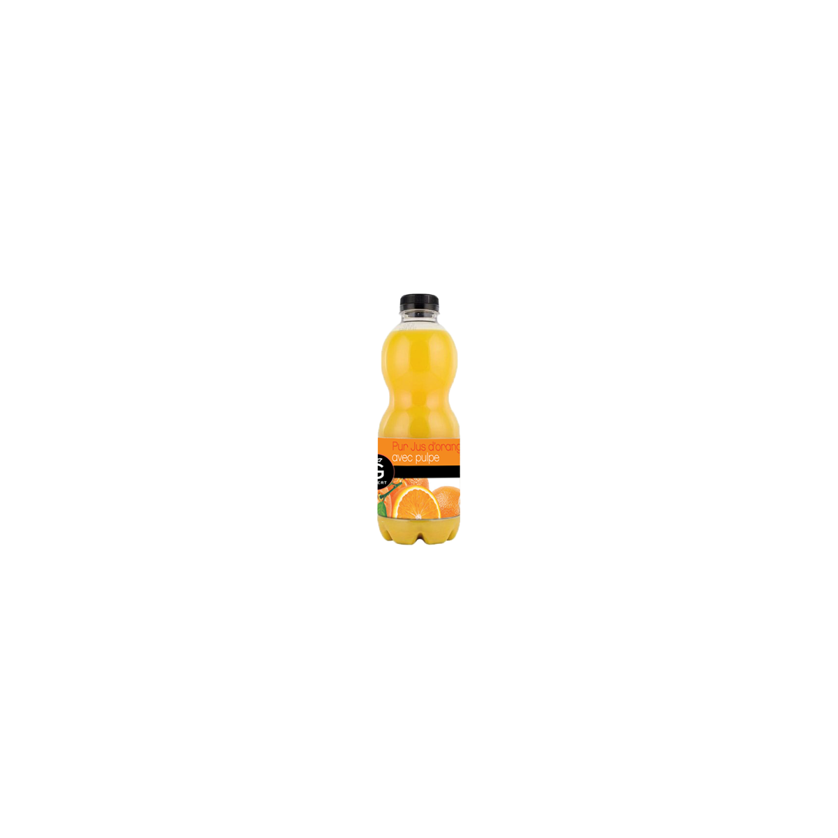 6 Bouteilles de Pur Jus d'Orange Avec Pulple Gilbert 6 X 1 L