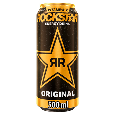 12 Canettes de Rockstar Energy Drink Original 12 x 50 CL