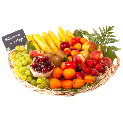 Corbeille de Fruits Frais de Saison de 5 KG (Pour 3 à 10 personnes)