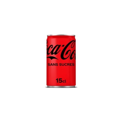 24 Mini Canettes de Coca-Cola Sans Sucres 24 x 15 CL