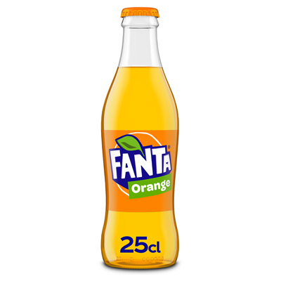24 Bouteilles de Fanta Orange en Verre Consigné 24 x 25 CL